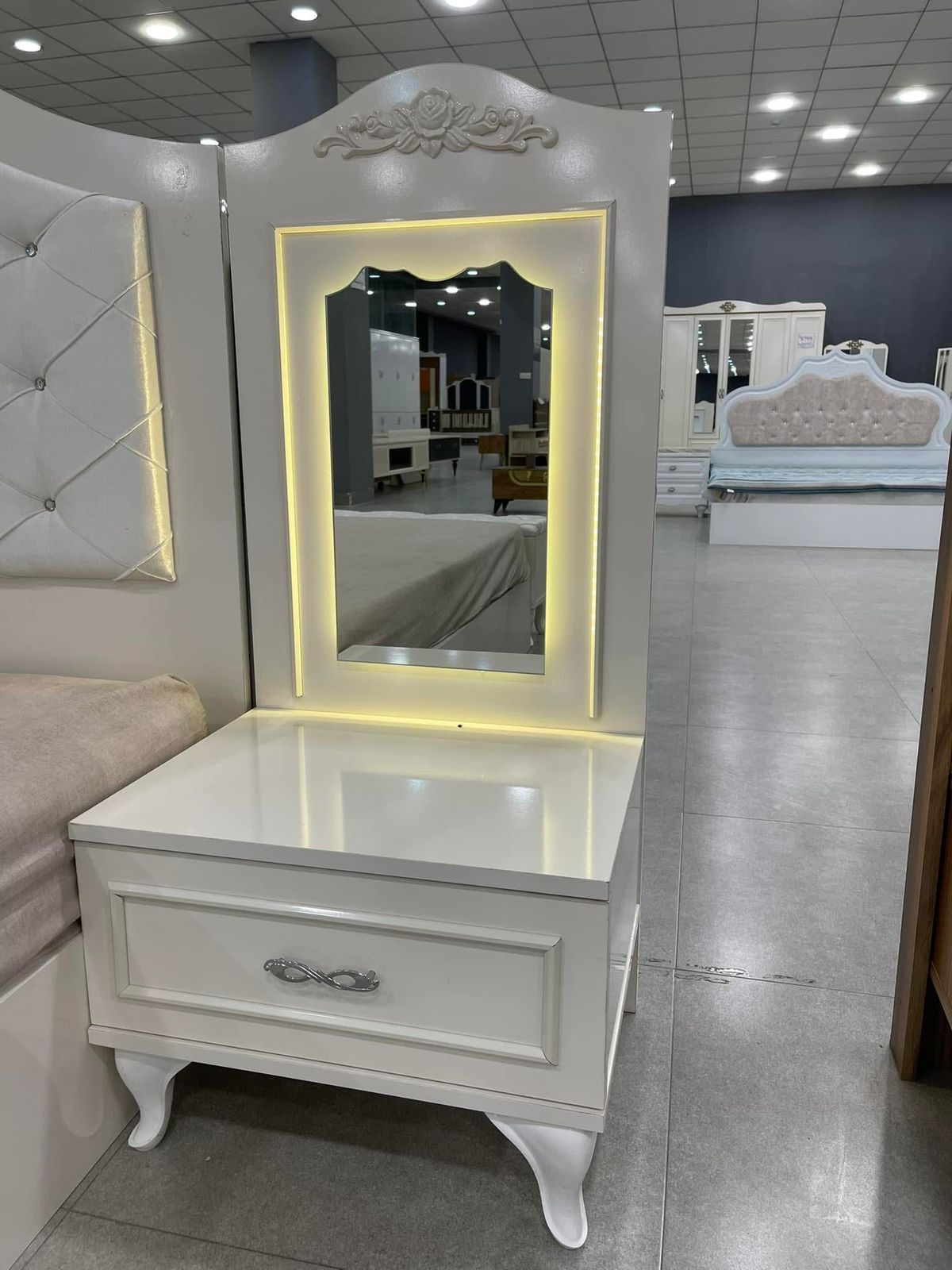 LED Mirror Nightstand