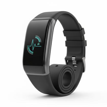 Smart Watch Fitness Band — Black / Pack of 6